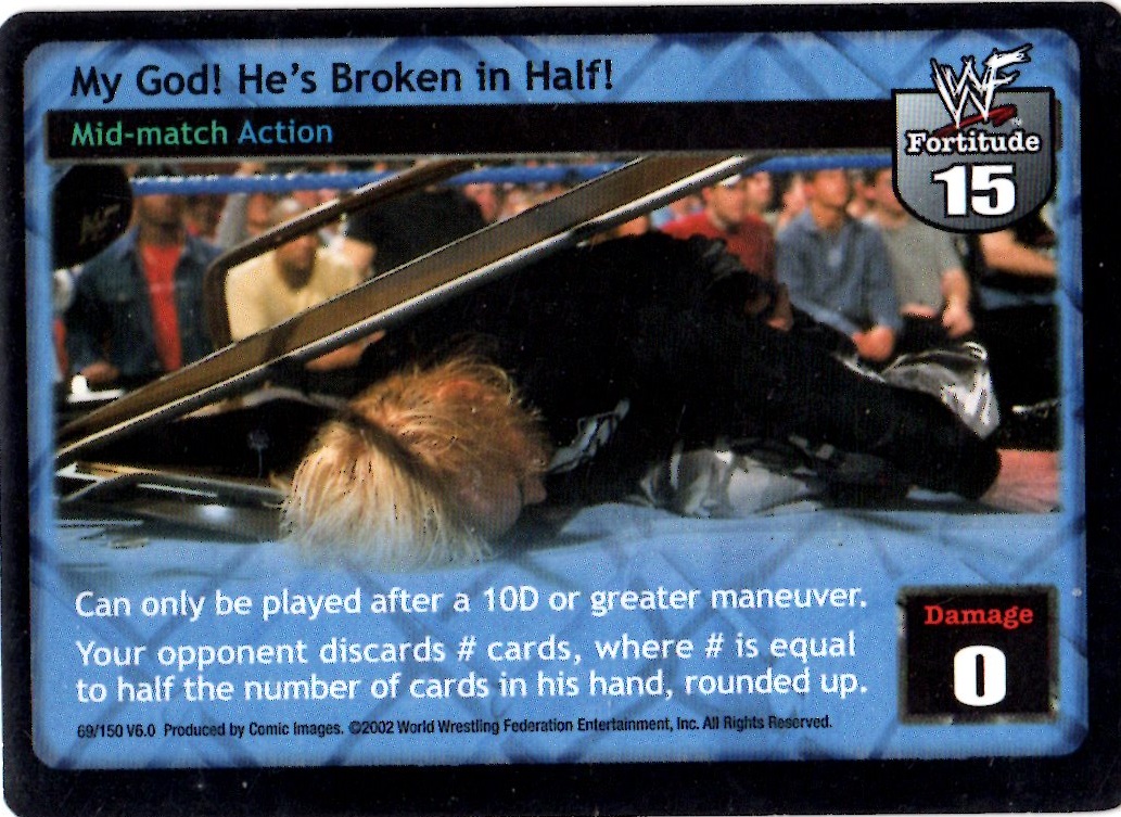My God! Hes Broken in Half!